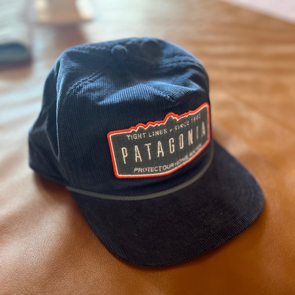 Patagonia Fly Catcher Fishing Hat Organic Cap Corduroy Adjustable Gorpcore